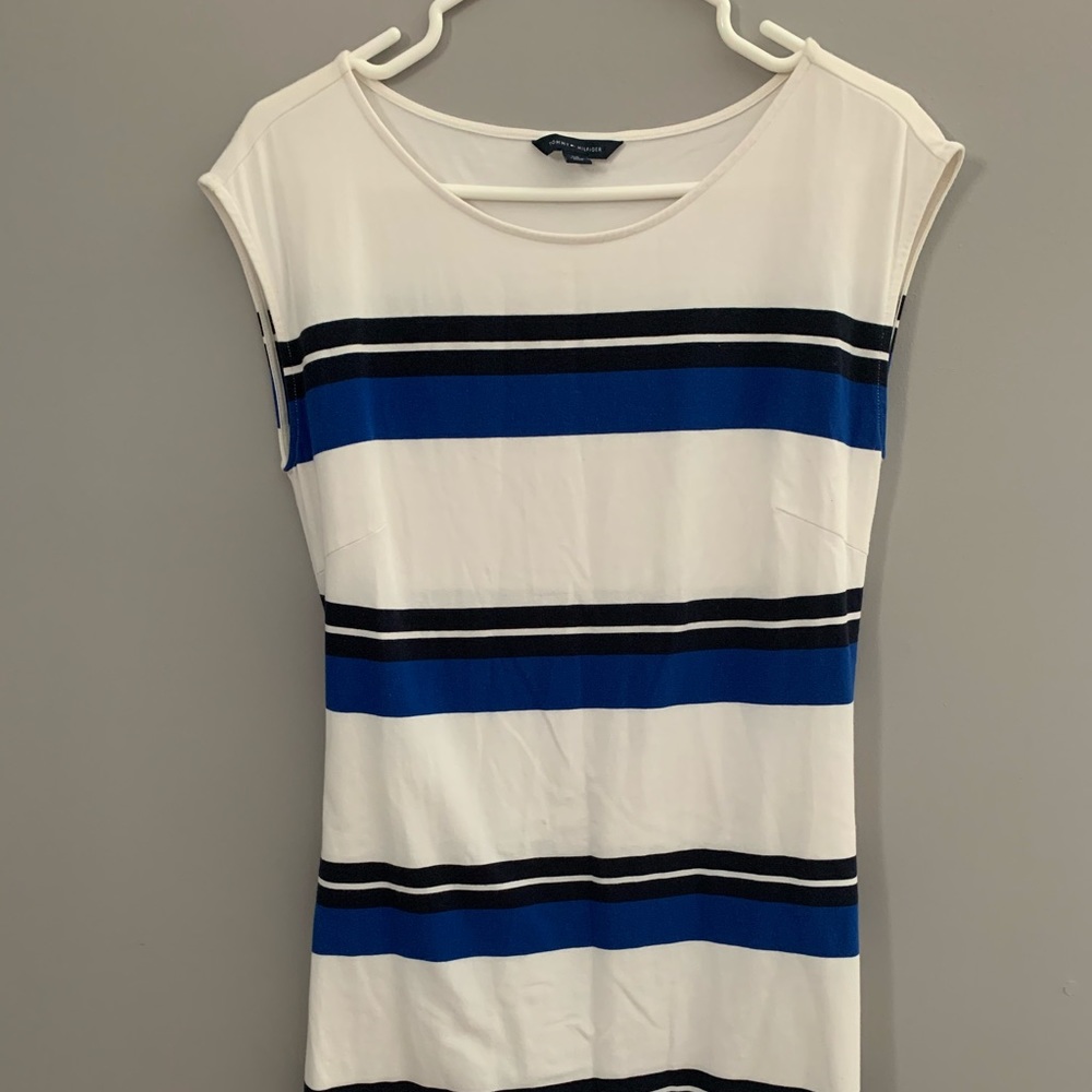 Knee Length Striped Dress - Picture 2 of 5